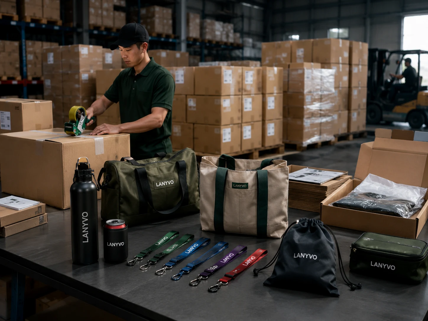 Packing cartons and delivery support