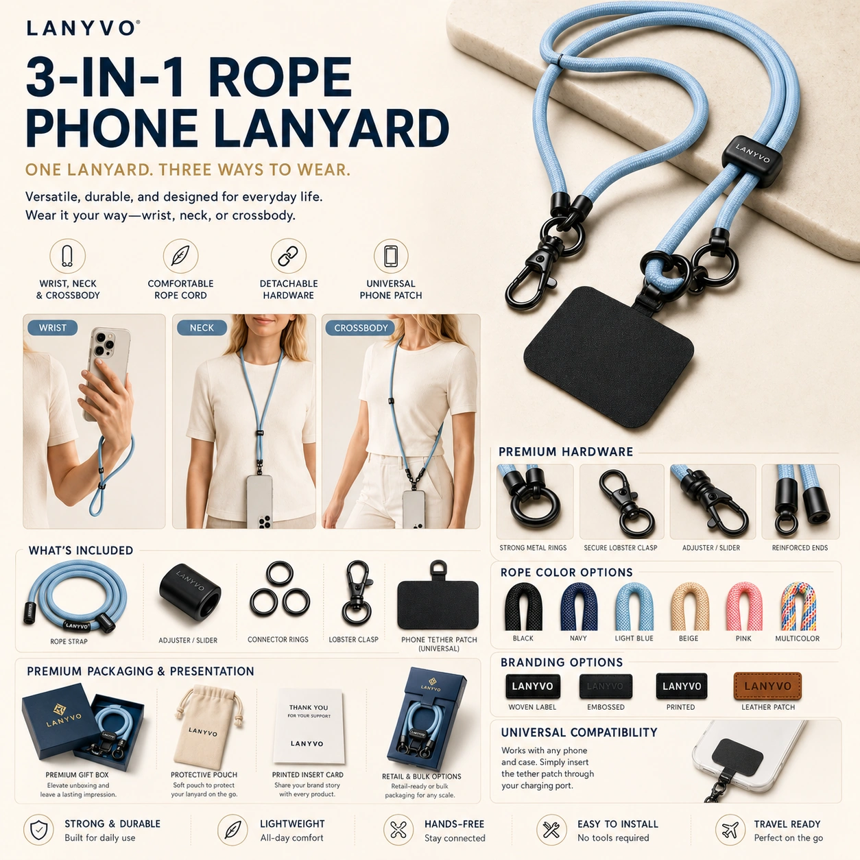 Urban Phone Crossbody Strap product board