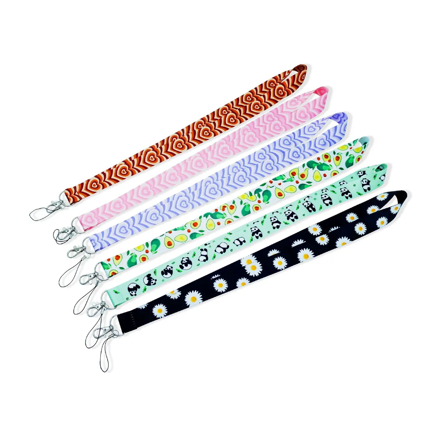 20mm Wide Heat Transfer Cartoon Phone Lanyard