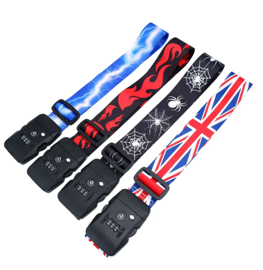 Combination Lock Luggage Strap