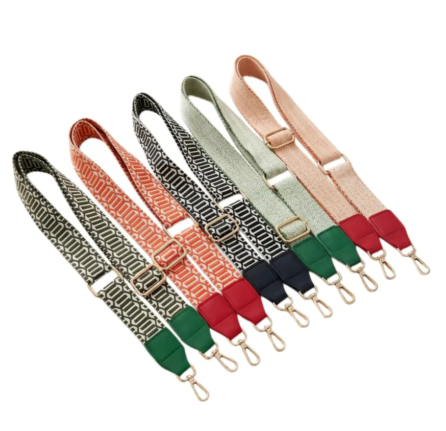 Ethnic Style Woven Bag Strap