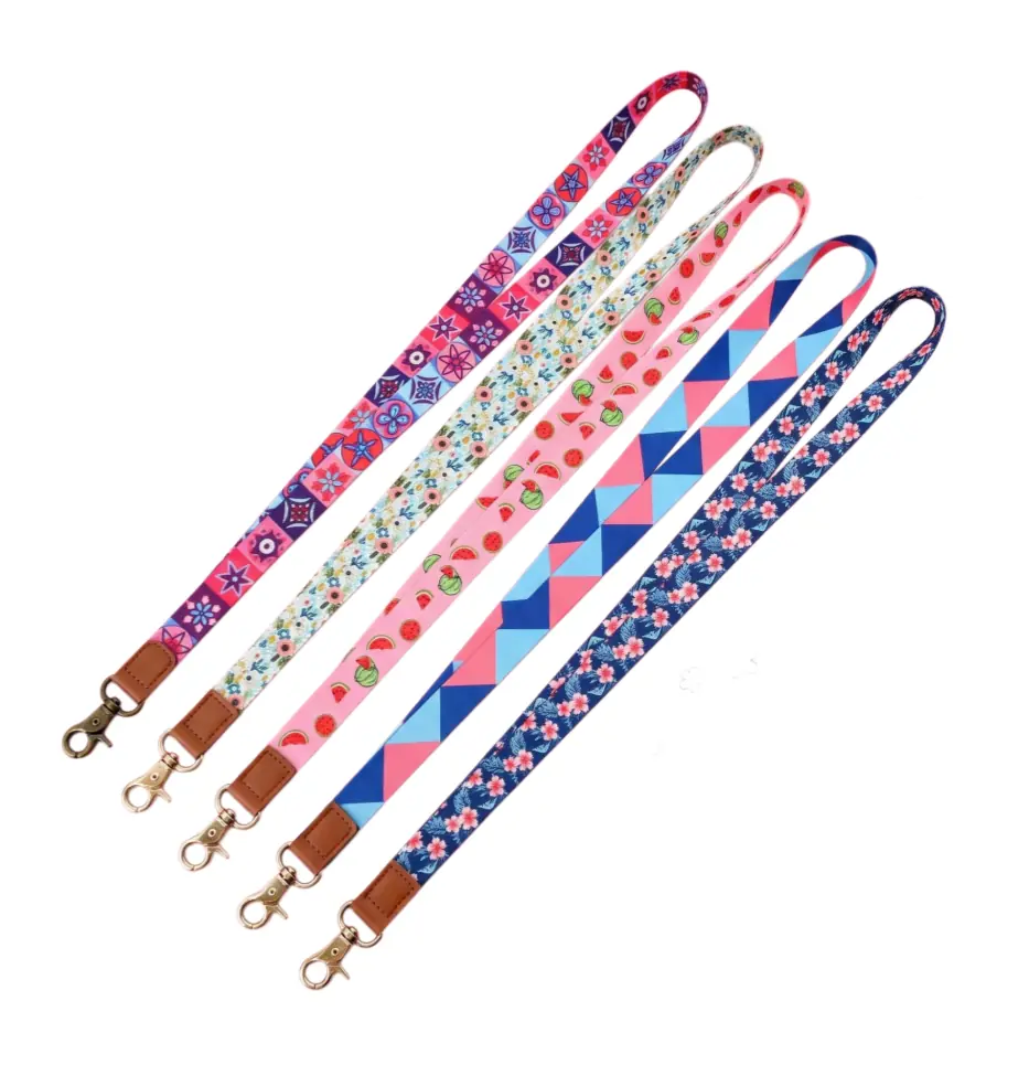 Floral Fruit Printed Phone Lanyard