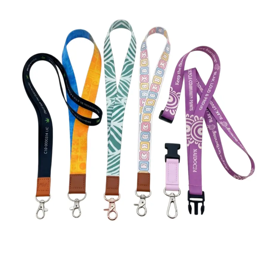 Multi-Color Printed Phone Lanyard