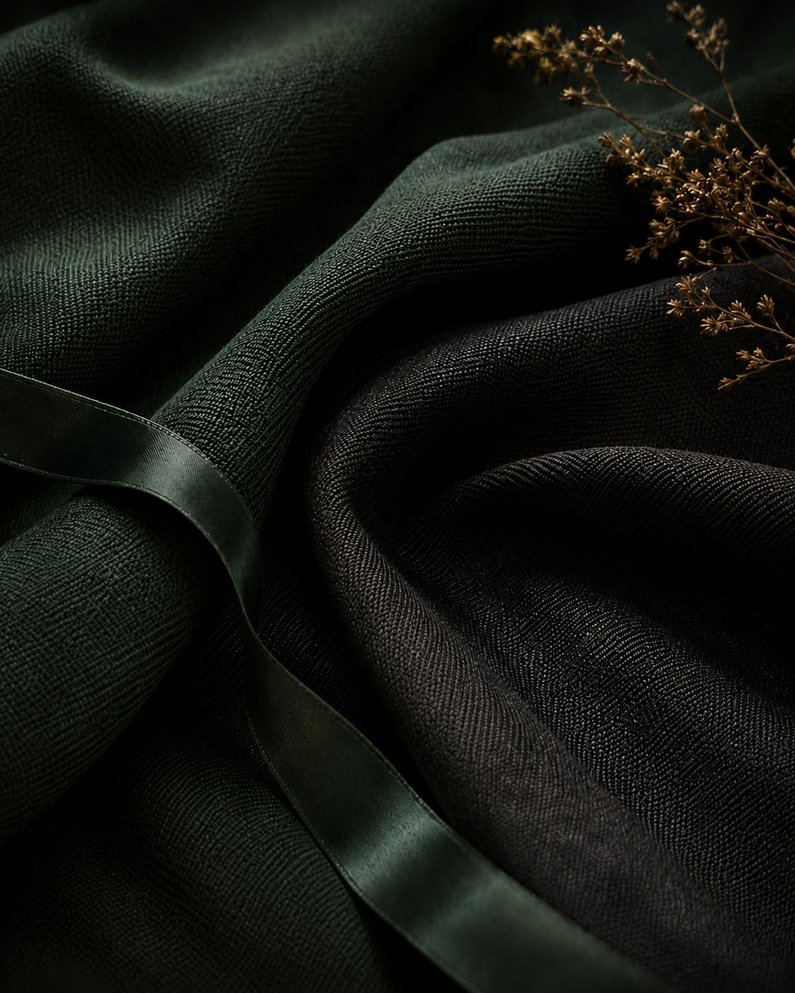 RPET polyester material swatches