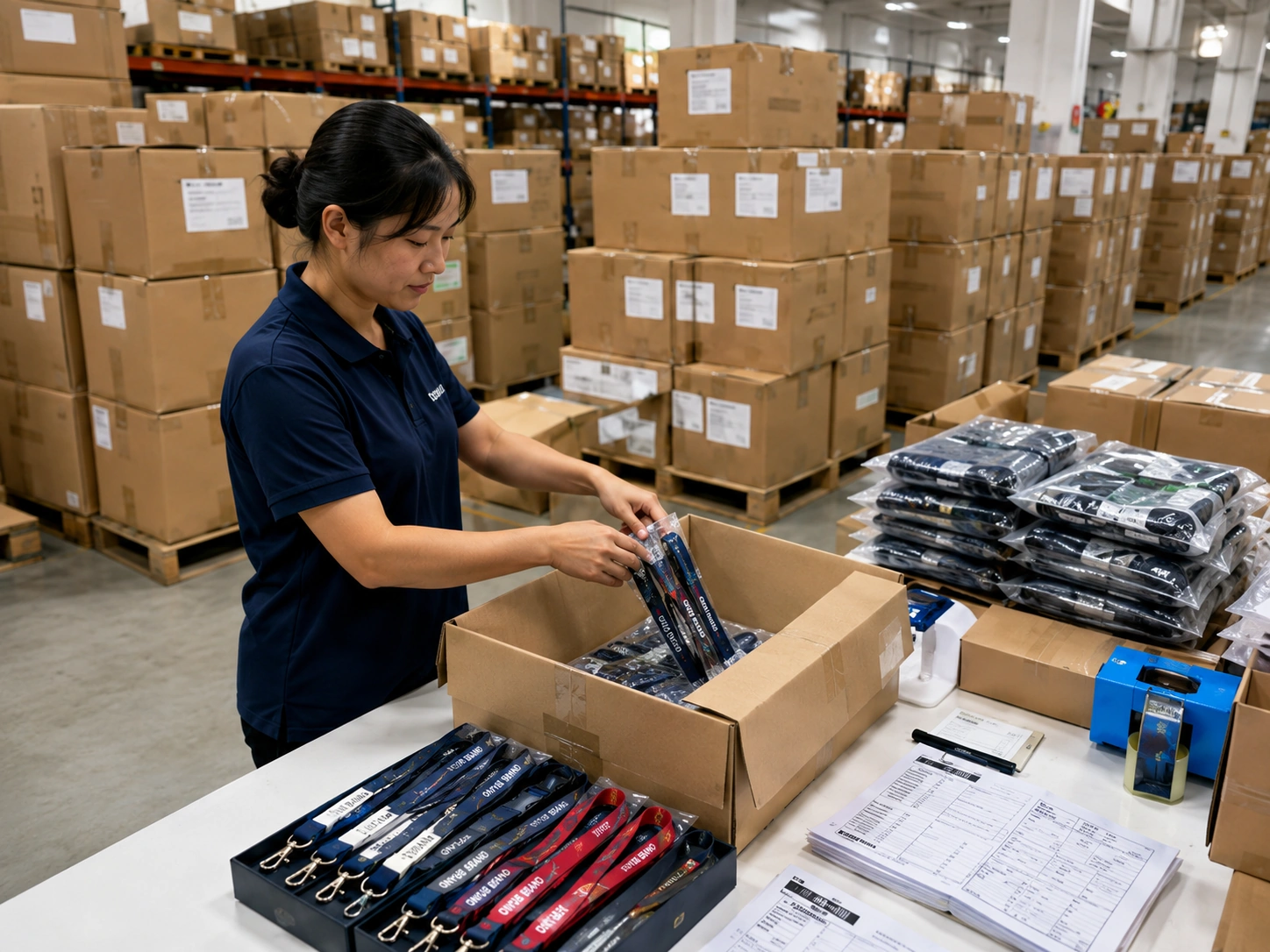 Packing and warehouse