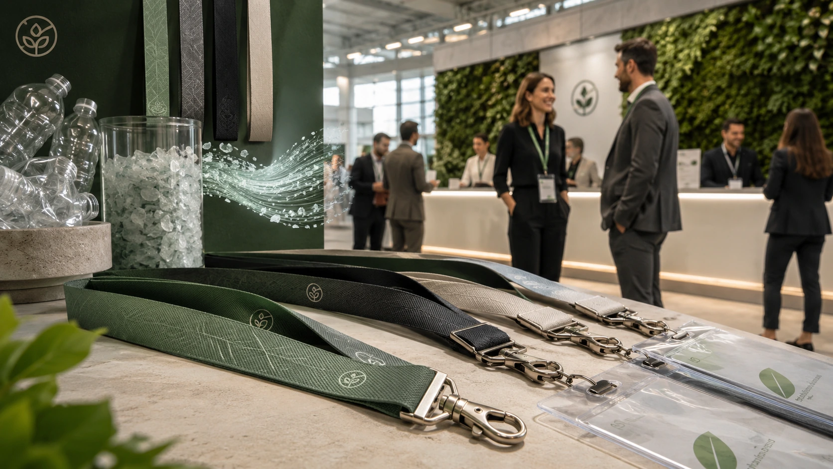 RPET lanyards for 2026 trade shows and conventions